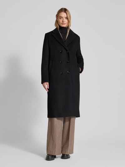 Peek & Cloppenburg Christian Berg Woman SelectionMantel mit Reverskragen in black Großer Ausverkauf