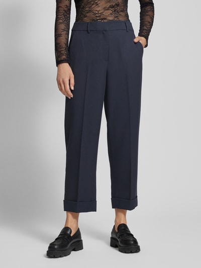 Peek & Cloppenburg Jake*s CollectionStraight Leg Anzughose mit Bügelfalten in dunkelblau Flash Sale
