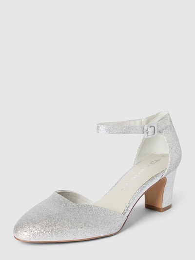 Peek & Cloppenburg TamarisPumps im schimmernden Design in silber Exklusivangebot