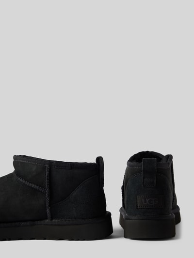 Peek & Cloppenburg UGGBoots aus Leder Modell 'CLASSIC ULTRA MINI' in black Preisnachlass