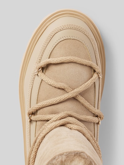 Peek & Cloppenburg Tommy HilfigerSchnürstiefel mit Label-Detail in beige Black Friday