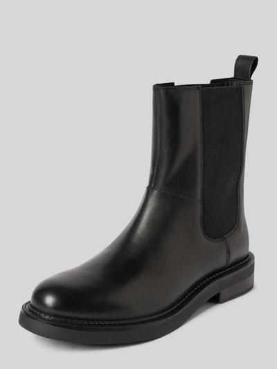 Peek & Cloppenburg GeoxStiefeletten aus Leder-Textil-Mix in black Lagerräumung