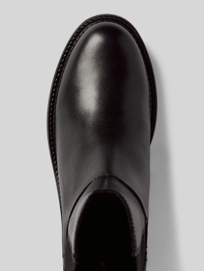 Peek & Cloppenburg GeoxStiefeletten aus Leder-Textil-Mix in black Lagerräumung