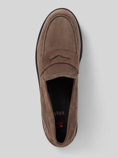 Peek & Cloppenburg HöglTassel-Loafer in Leder-Optik in dunkelgrau Top Angebot