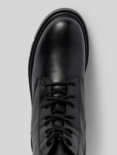 Peek & Cloppenburg TamarisSchnürboots aus Leder mit Ziernähten in black Zeitlich begrenztes Angebot