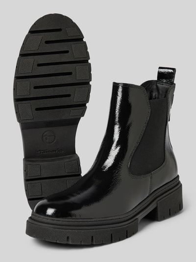 Peek & Cloppenburg TamarisChelsea Boots mit elastischem Einsatz in black Blitzangebot