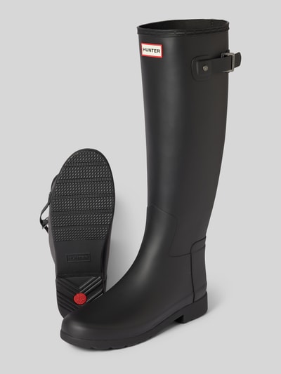 Peek & Cloppenburg HunterGummistiefel mit Label-Badge in black Große Rabatte