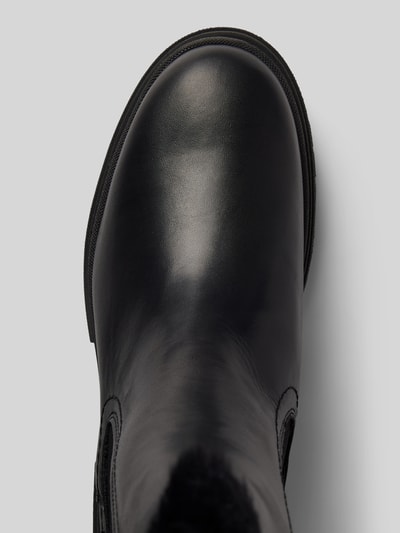Peek & Cloppenburg TamarisChelsea Boots mit Kunstfellbesatz in black Neuheiten