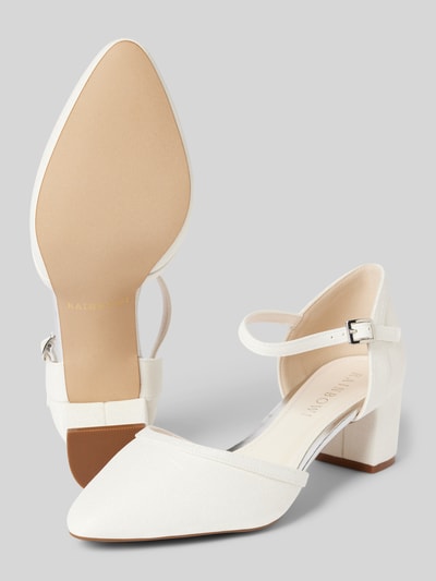 Peek & Cloppenburg Rainbow ClubPumps mit Dornschließe Modell 'CHARLOT' in weiss Räumungsverkauf