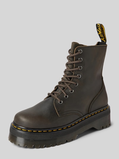 Peek & Cloppenburg Dr. MartensLederboots mit Zugschlaufe Modell 'Jadon' in dunkelbraun melange