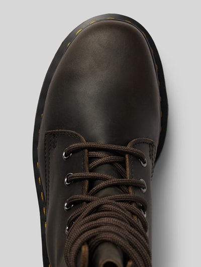 Peek & Cloppenburg Dr. MartensLederboots mit Zugschlaufe Modell 'Jadon' in dunkelbraun melange Tägliche Deals