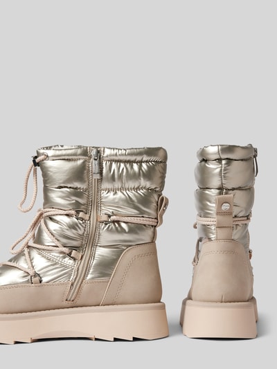 Peek & Cloppenburg TamarisSnow Boots in metallic in metallic beige Riesige Ersparnisse