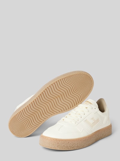 Peek & Cloppenburg Flamingos LifeSneaker mit Label-Details Modell 'BURELA BOLD' in ecru Super Sparpreis