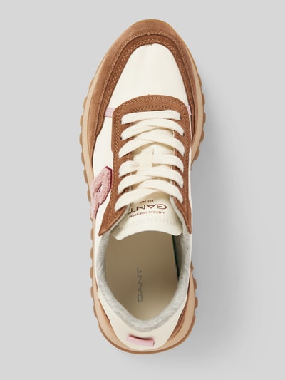 Peek & Cloppenburg GantSneaker mit Label-Details Modell 'CAFFAY' in beige Letzte 3 Tage