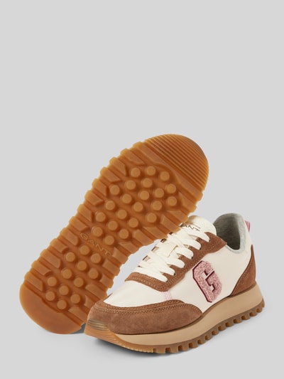 Peek & Cloppenburg GantSneaker mit Label-Details Modell 'CAFFAY' in beige Letzte 3 Tage