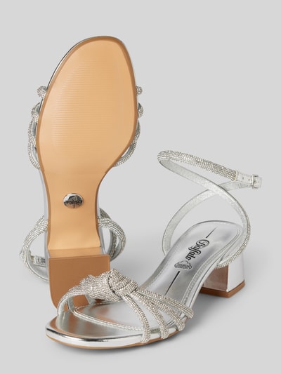 Peek & Cloppenburg BuffaloSandalette mit Ziersteinbesatz in silber Letzte 2 Tage