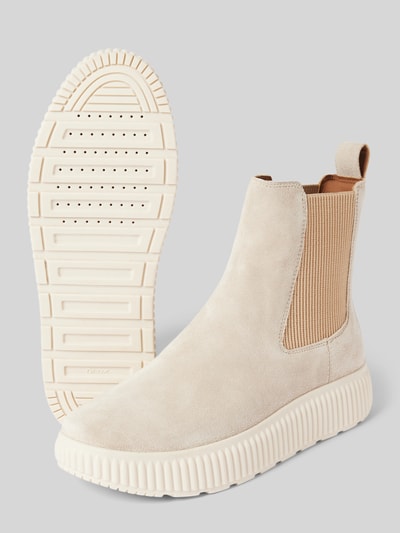 Peek & Cloppenburg GeoxChelsea Boots mit elastischen Einsätzen Modell 'GRAISY' in ecru Bis zu 50% Rabatt