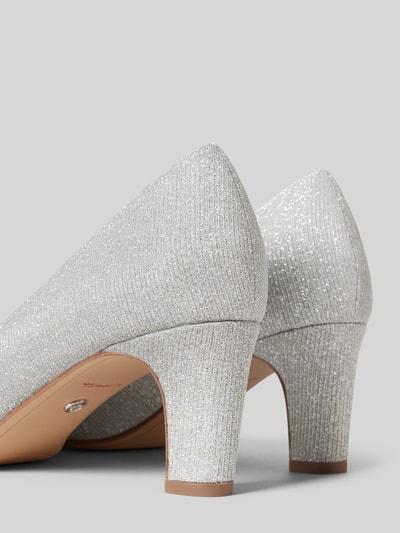 Peek & Cloppenburg TamarisPumps mit Effektgarn in silber Nur für heute
