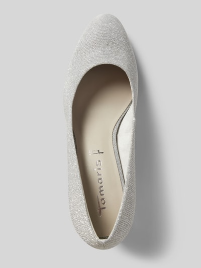 Peek & Cloppenburg TamarisPumps mit Effektgarn in silber Nur für heute