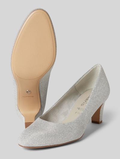 Peek & Cloppenburg TamarisPumps mit Effektgarn in silber Nur für heute
