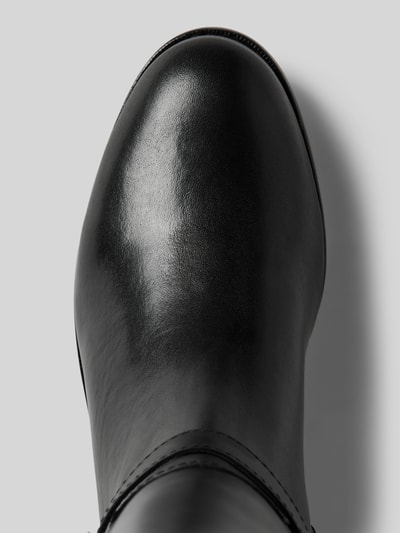 Peek & Cloppenburg Lauren Ralph LaurenLederboots mit Label-Applikation Modell 'BROOKE' in black Vierteljährliche Förderung