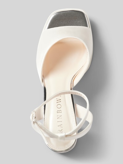 Peek & Cloppenburg Rainbow ClubSandalette mit Blockabsatz Modell 'Caitlin' in offwhite Bis zu 55% Rabatt