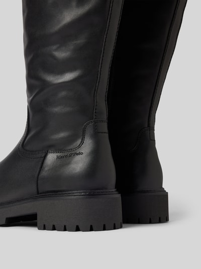 Peek & Cloppenburg Marc O'PoloStiefel aus edlem Rindsleder mit Zipper in black Riesige Rabatte