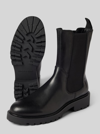 Peek & Cloppenburg VagabondChelsea Boots aus Rindsleder mit Teilungsnähten Modell 'KENOVA' in black 50% Rabatt mit kostenlosem Versand