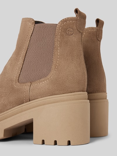 Peek & Cloppenburg TamarisChelsea Boots mit Zugschlaufe in camel Fabrikladen
