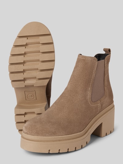 Peek & Cloppenburg TamarisChelsea Boots mit Zugschlaufe in camel Fabrikladen