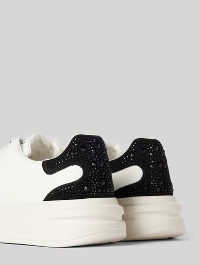 Peek & Cloppenburg GuessSneaker aus Leder-Mix Modell 'ELBINA' in weiss Begrenzt auf 3 Tage