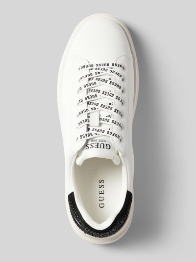 Peek & Cloppenburg GuessSneaker aus Leder-Mix Modell 'ELBINA' in weiss Begrenzt auf 3 Tage