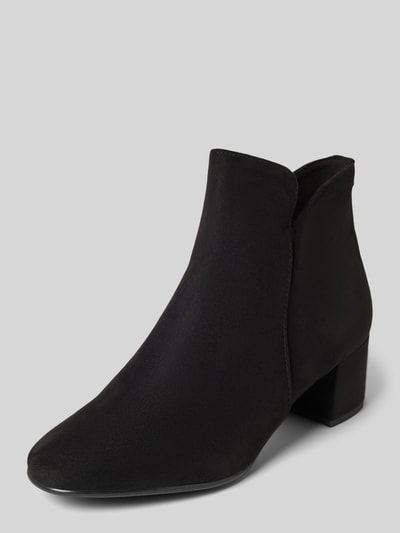 Peek & Cloppenburg TamarisStiefeletten mit Label-Detail und Blockabsatz in black