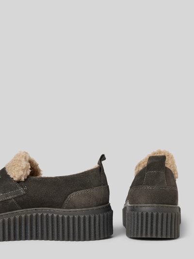 Peek & Cloppenburg Marc O'PoloPlateau-Loafer mit wärmender Einlage in dunkelgrau 50% Rabatt für begrenzte Zeit