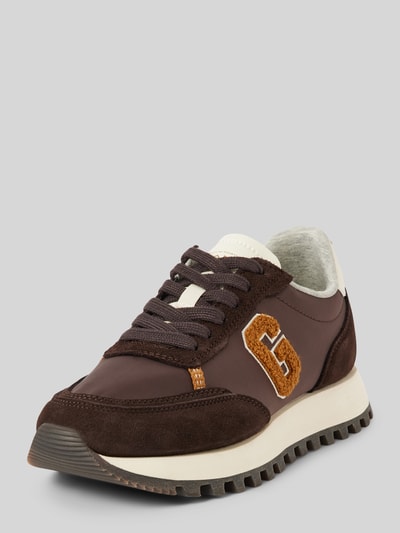 Peek & Cloppenburg GantSneaker mit Label-Details Modell 'CAFFAY' in schoko Online