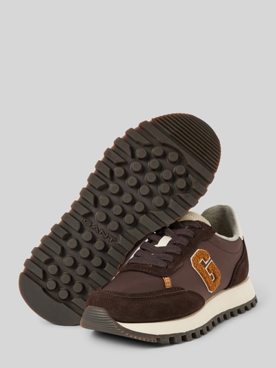 Peek & Cloppenburg GantSneaker mit Label-Details Modell 'CAFFAY' in schoko Online