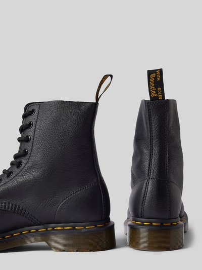 Peek & Cloppenburg Dr. MartensSchnürboots aus Leder mit Ziernaht Modell 'Eye' in black Günstiger Verkauf