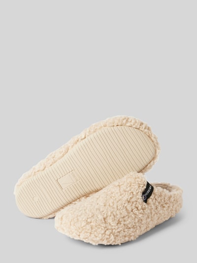 Peek & Cloppenburg VerbenasSlides mit Teddyfell Modell 'YORK CURLY' in beige Kostenloser Versand