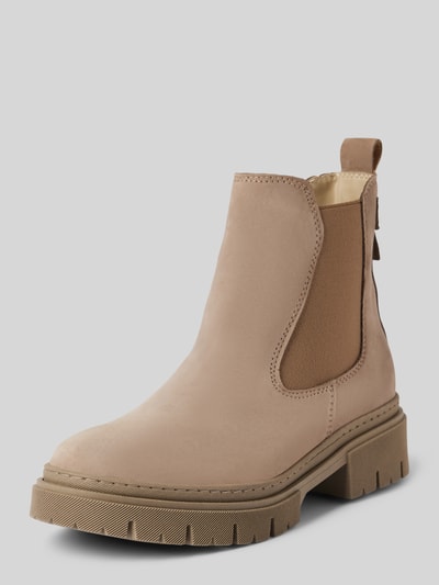 Peek & Cloppenburg TamarisChelsea Boots mit elastischem Einsatz in hellbraun