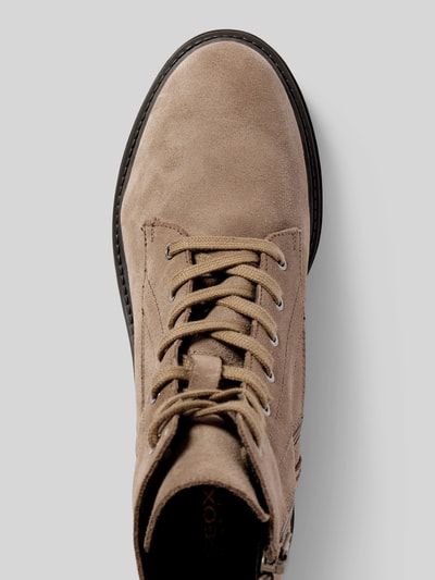 Peek & Cloppenburg GeoxSchnürstiefel mit strukturierter Sohle Modell 'IRIDEA' in taupe Begrenztes Angebot