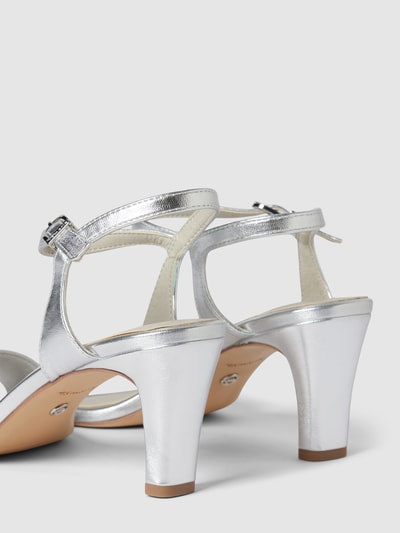 Peek & Cloppenburg TamarisSandalette mit breiter Schaftbrücke in silber Exklusivangebot