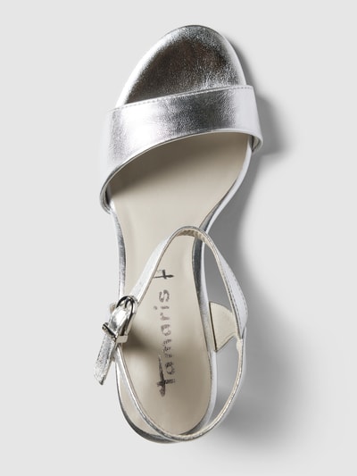 Peek & Cloppenburg TamarisSandalette mit breiter Schaftbrücke in silber Exklusivangebot