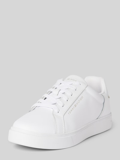 Peek & Cloppenburg Tommy HilfigerSneaker aus Leder mit Label-Detail in weiss