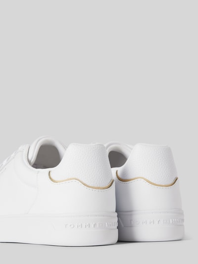 Peek & Cloppenburg Tommy HilfigerSneaker aus Leder mit Label-Detail in weiss Preisnachlass