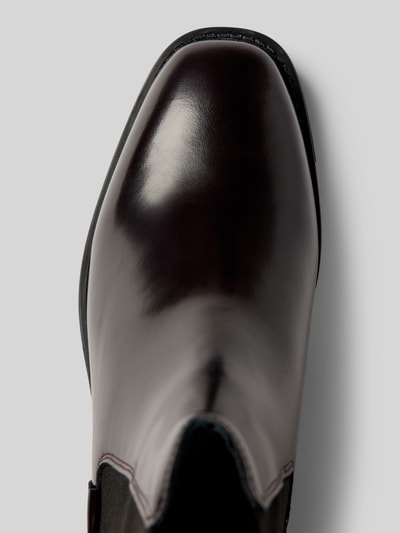 Peek & Cloppenburg GantChelsea Boots aus Leder mit Label-Detail Modell 'Fayy' in bordeaux Weihnachtsangebot