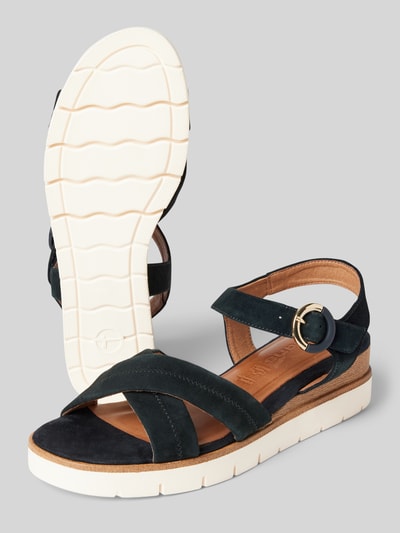 Peek & Cloppenburg TamarisSandalette mit Dornschließe in marine Jubiläumsangebot