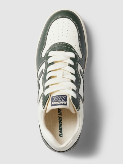 Peek & Cloppenburg Flamingos LifeSneaker mit Label-Details Modell 'RETRO 86s' in gruen Zeitlich begrenztes Angebot