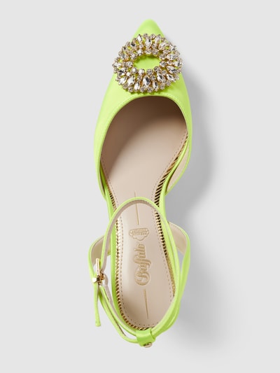 Peek & Cloppenburg BuffaloPumps mit Zierstein-Applikation Modell 'VICTORIA ICE' in neon gelb Sonderangebote