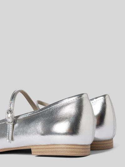Peek & Cloppenburg TamarisBallerinas im Metallic-Look in silber Riesige Ersparnisse