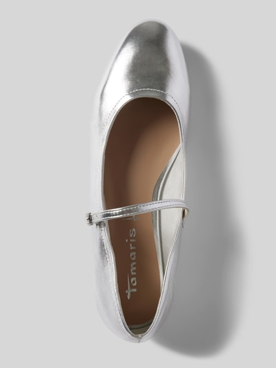 Peek & Cloppenburg TamarisBallerinas im Metallic-Look in silber Riesige Ersparnisse
